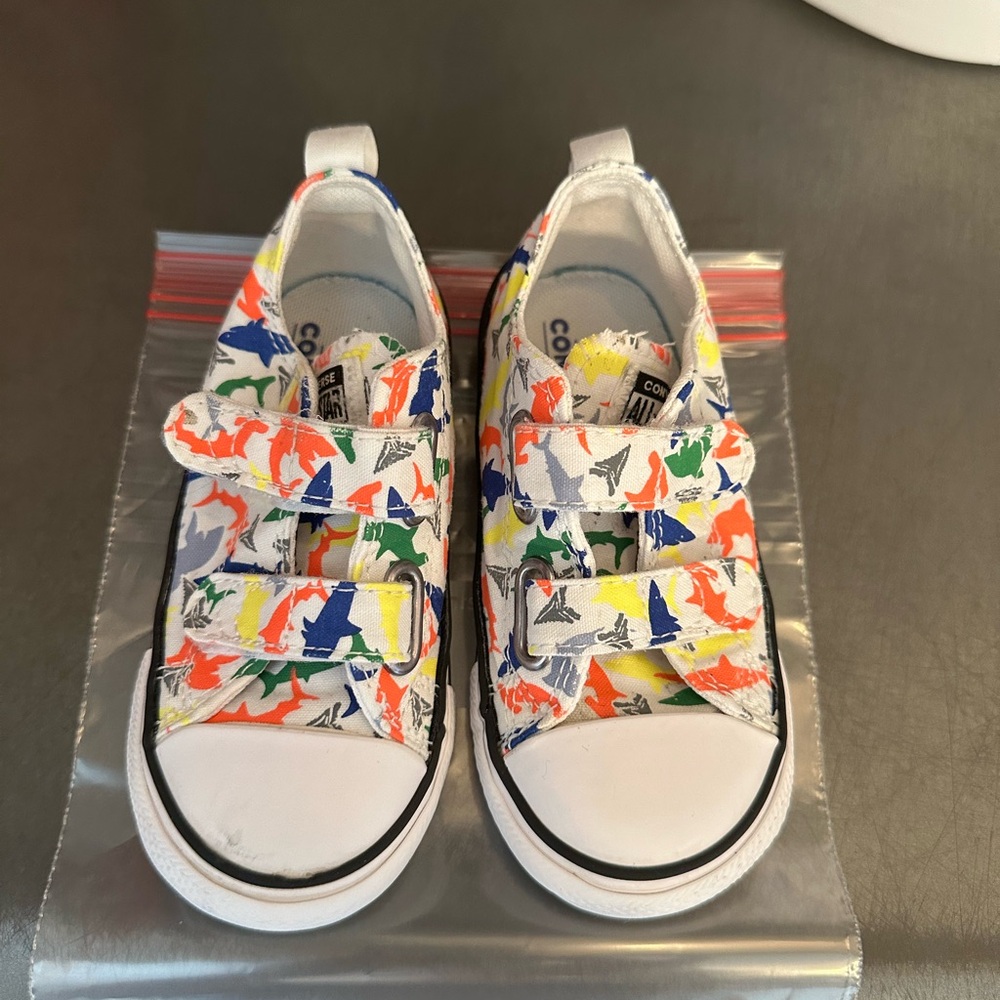 Converse Multicolor Dinosaur Kids Sneakers